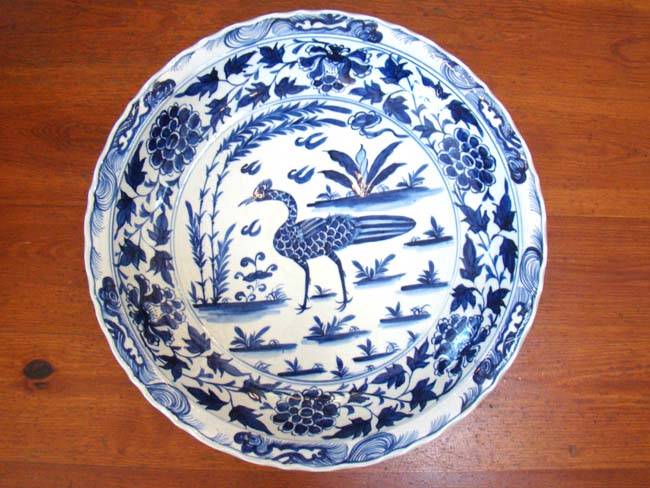 A Chinese 'Imperial' size (23" diameter) Charger, 20th century